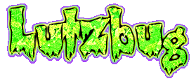 neon green Lutzbug logo