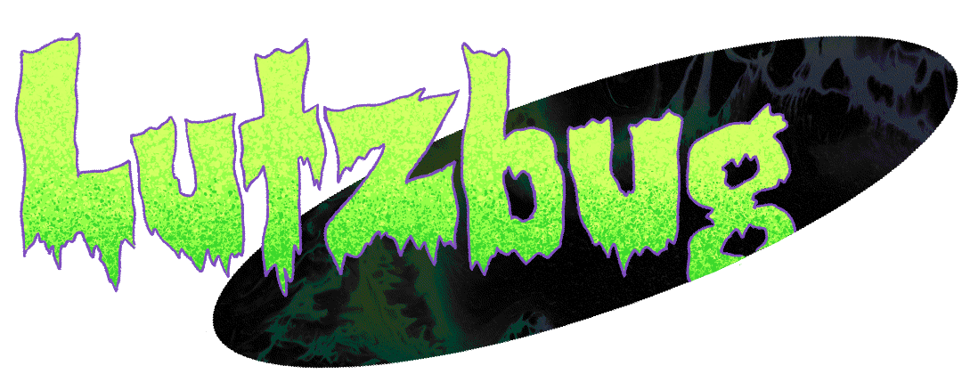 neon green Lutzbug logo