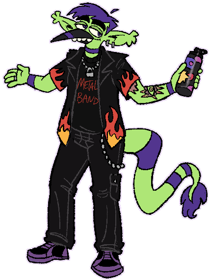 An alien gryphon standing confidently